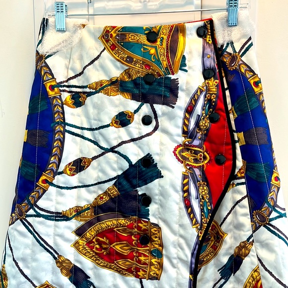 Front Row Shop FABULOUS quilted tassel design skirt Small new with tag - Picture 2 of 13